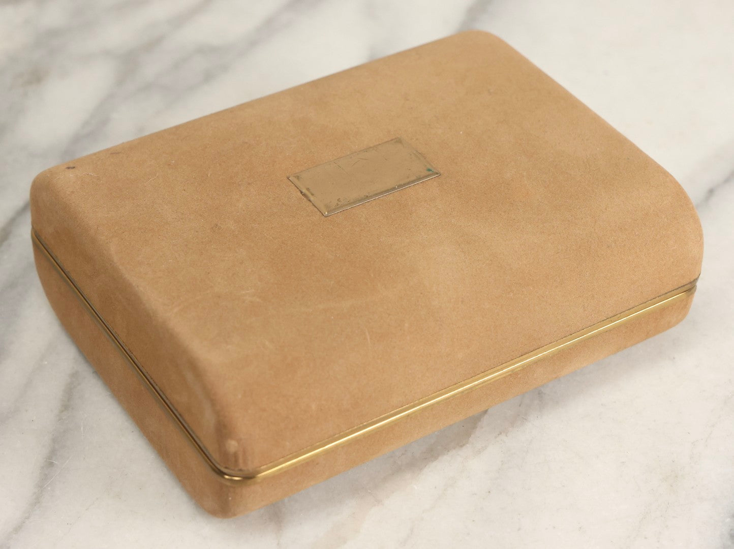 Lot 299 - Grouping Of 4 Vintage And Antique Wooden Boxes And Vanity Items Including Pyrography Box, Hand Mirror, Indian Carved Box, And Remington Rand Case