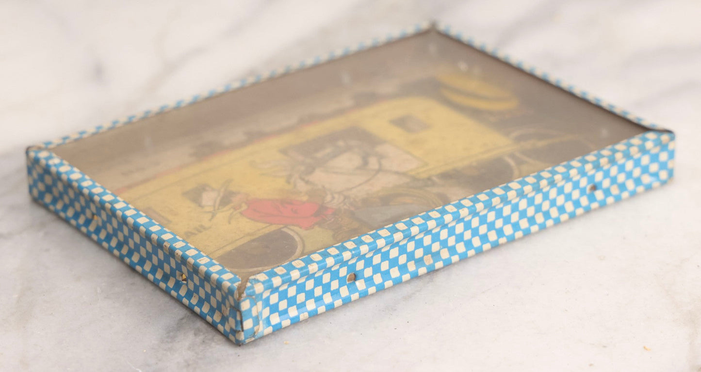 Lot 305 - Vintage The Lone Ranger Dexterity Game "Guarding Mail Train" No. 3, Lithographed Cardboard Tilt Maze Game With Metal Balls, Circa 1930s-1950s