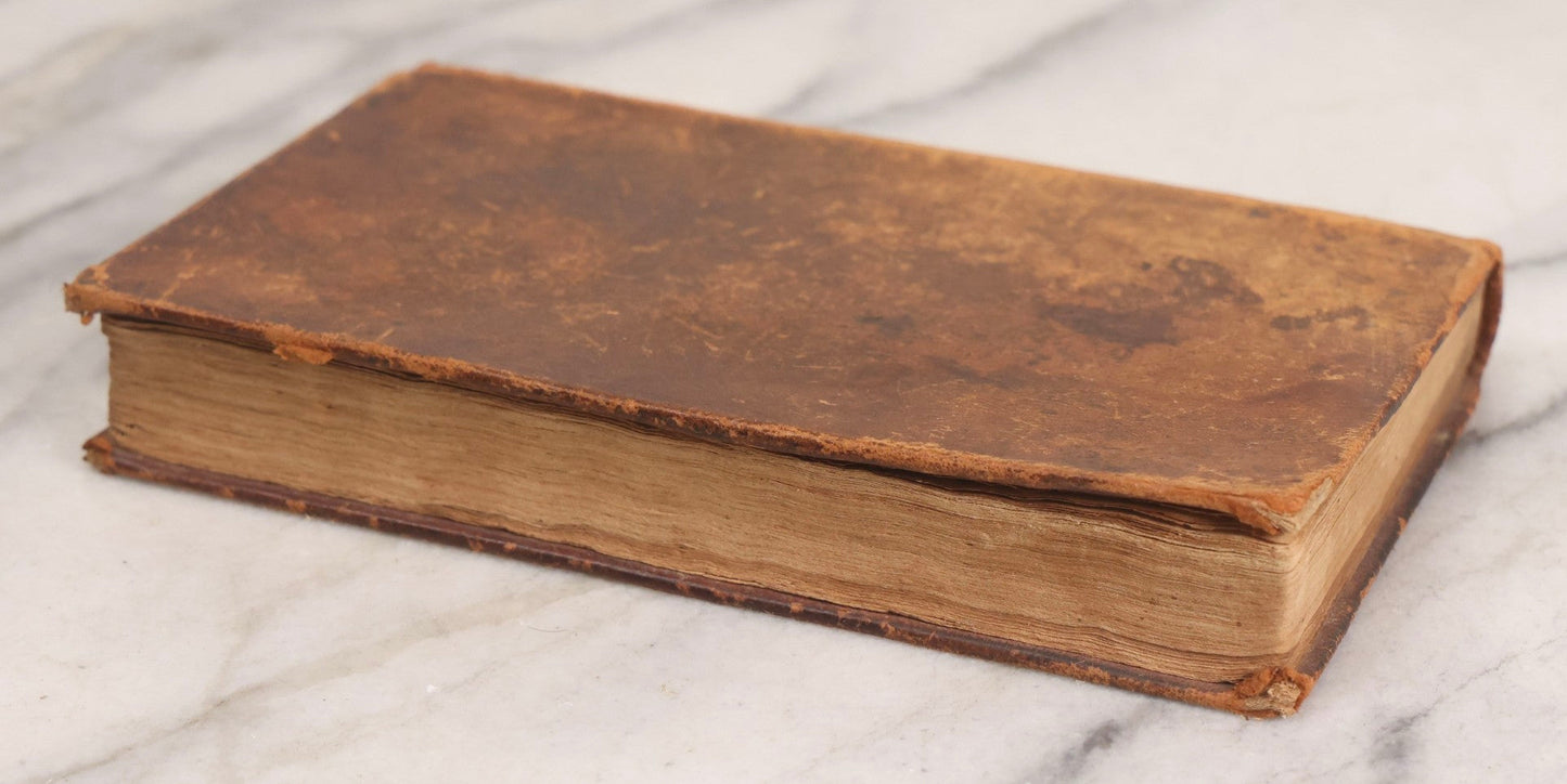 Lot 307 - "The Pilgrim's Progress From This World To, That Which Is To Come" Antique Illustrated Christian Allegory Book By John Bunyan, Published By Isaiah Thomas, Junior, Boston, Printed By E. Merriam & Co., 1817