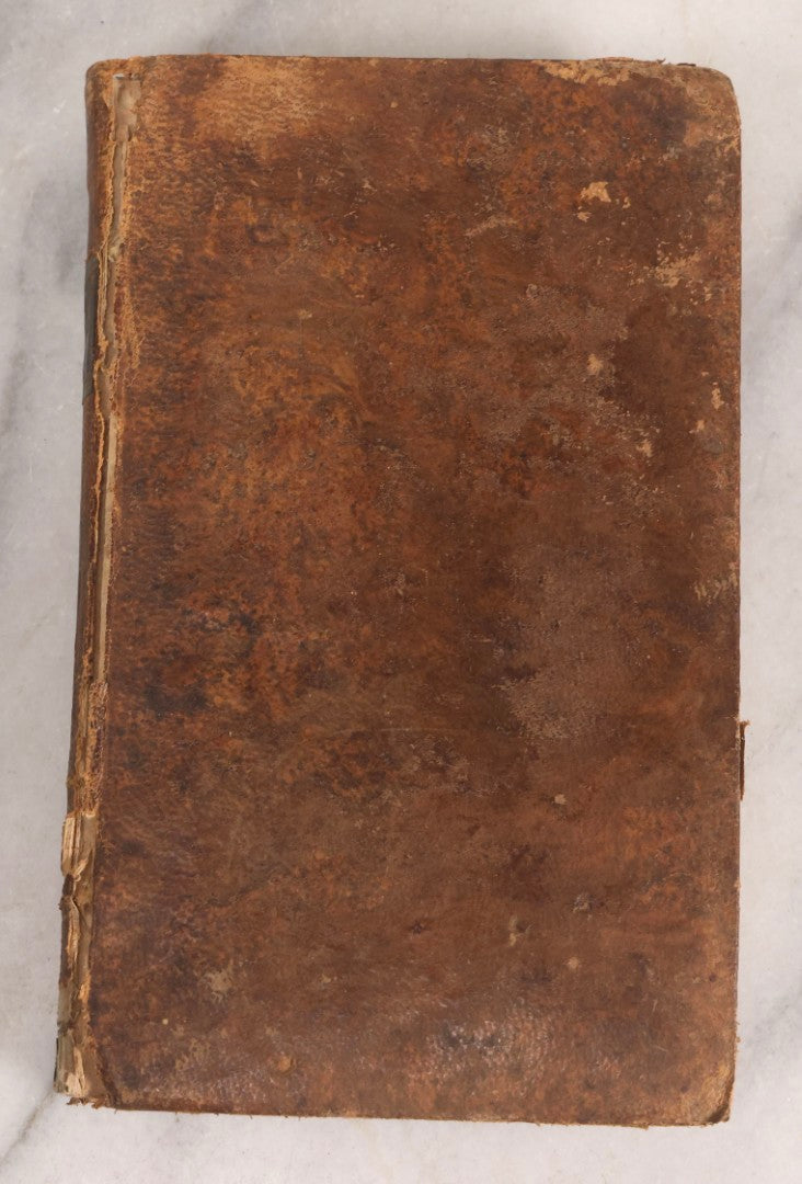 Lot 308 - "The Stranger In France: Or, A Tour From Devonshire To Paris" Antique Travel Book By John Carr, Esq., Printed For Isaiah Thomas, By William Fessenden, Brattleboro, Vermont, 1806, Note Back Cover Separated