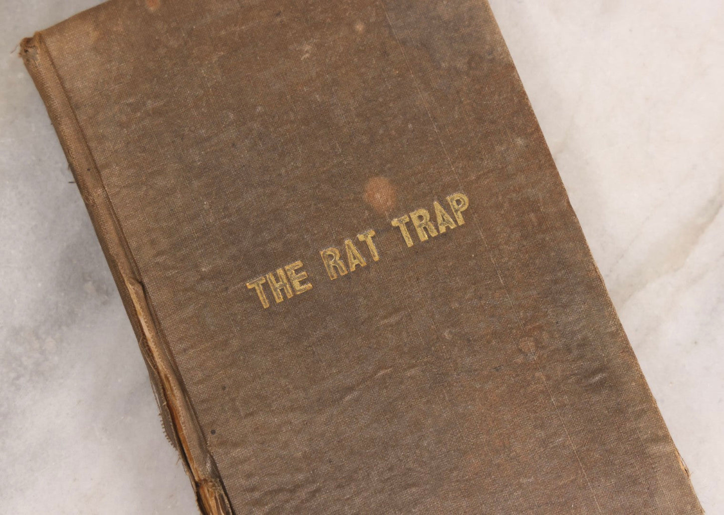 Lot 309 - "The Rat-Trap; Or Cogitations Of A Convict In The House Of Correction" Antique Social Reform Book Published By G. N. Thomson, Boston, Massachusetts, 1837