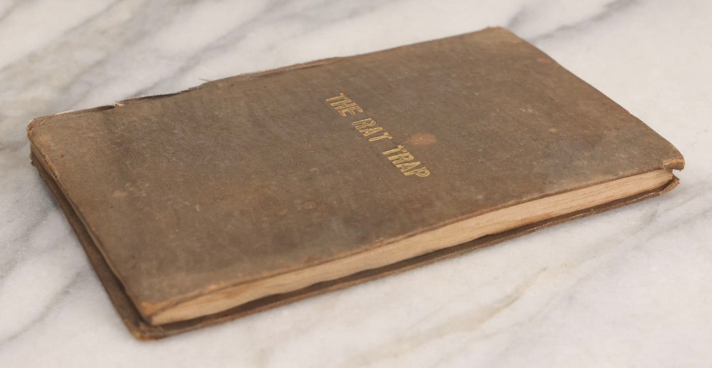 Lot 309 - "The Rat-Trap; Or Cogitations Of A Convict In The House Of Correction" Antique Social Reform Book Published By G. N. Thomson, Boston, Massachusetts, 1837