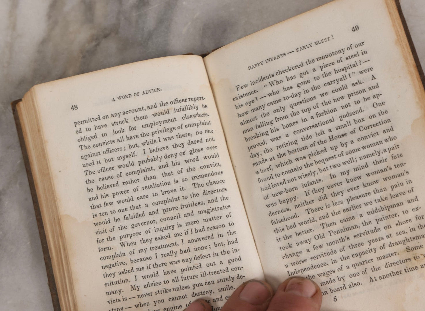 Lot 309 - "The Rat-Trap; Or Cogitations Of A Convict In The House Of Correction" Antique Social Reform Book Published By G. N. Thomson, Boston, Massachusetts, 1837