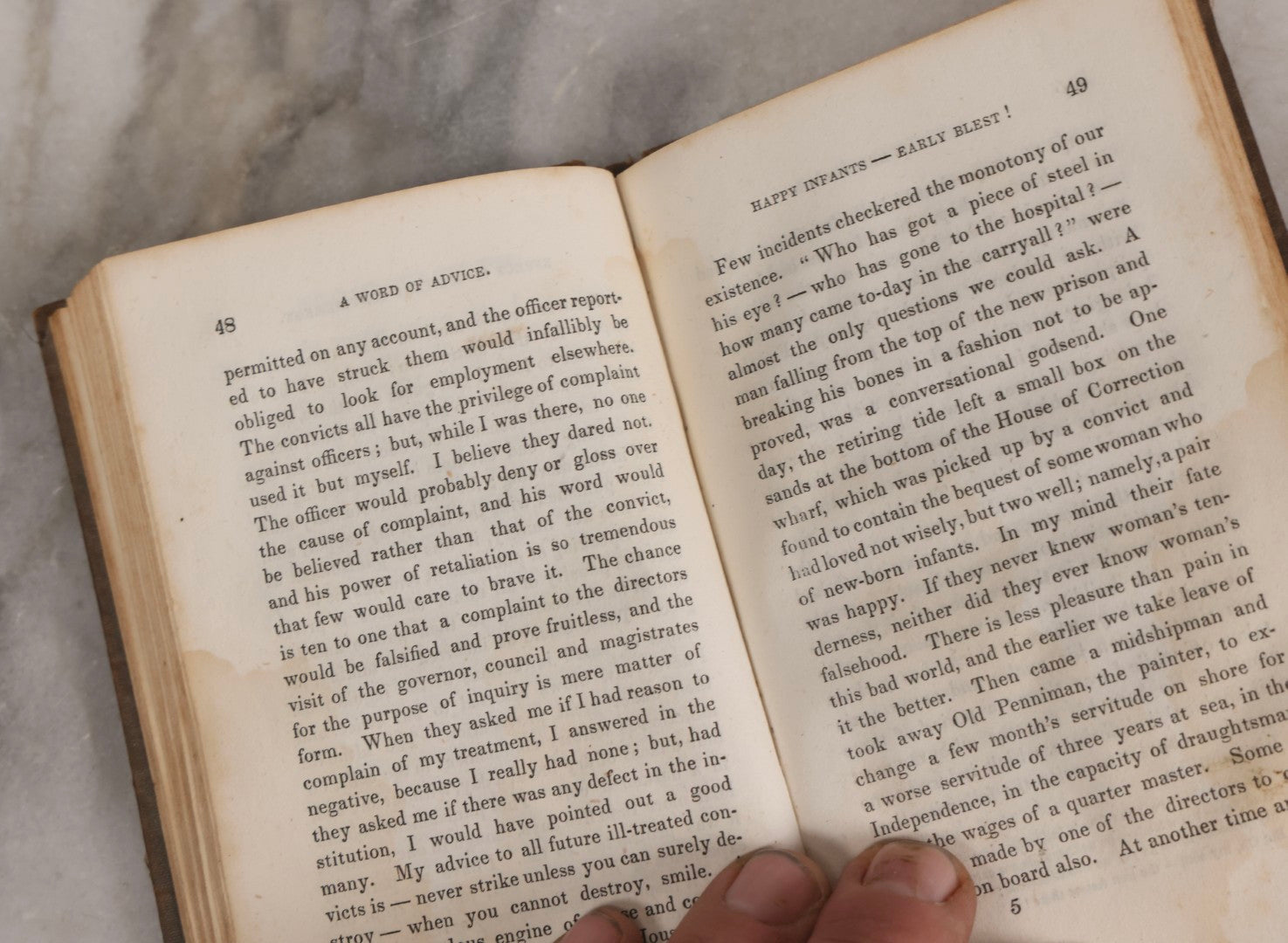 Lot 309 - "The Rat-Trap; Or Cogitations Of A Convict In The House Of Correction" Antique Social Reform Book Published By G. N. Thomson, Boston, Massachusetts, 1837