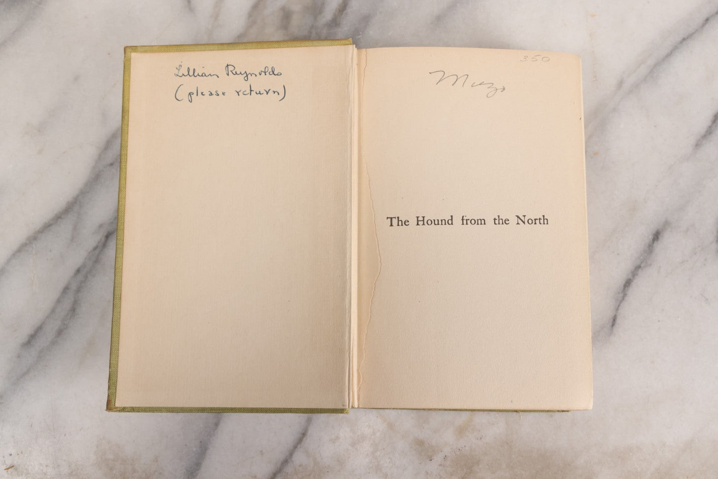 Lot 311 - "The Hound From The North" Antique Adventure Novel By Ridgwell Cullum, Published By A. L. Burt Company, New York, 1904