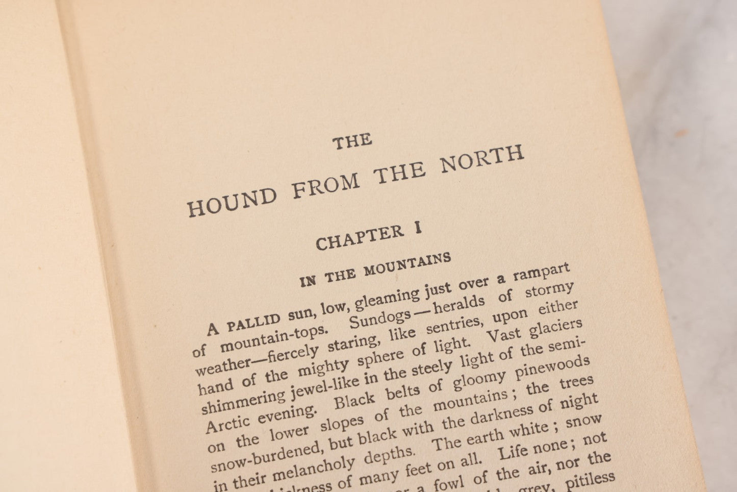 Lot 311 - "The Hound From The North" Antique Adventure Novel By Ridgwell Cullum, Published By A. L. Burt Company, New York, 1904