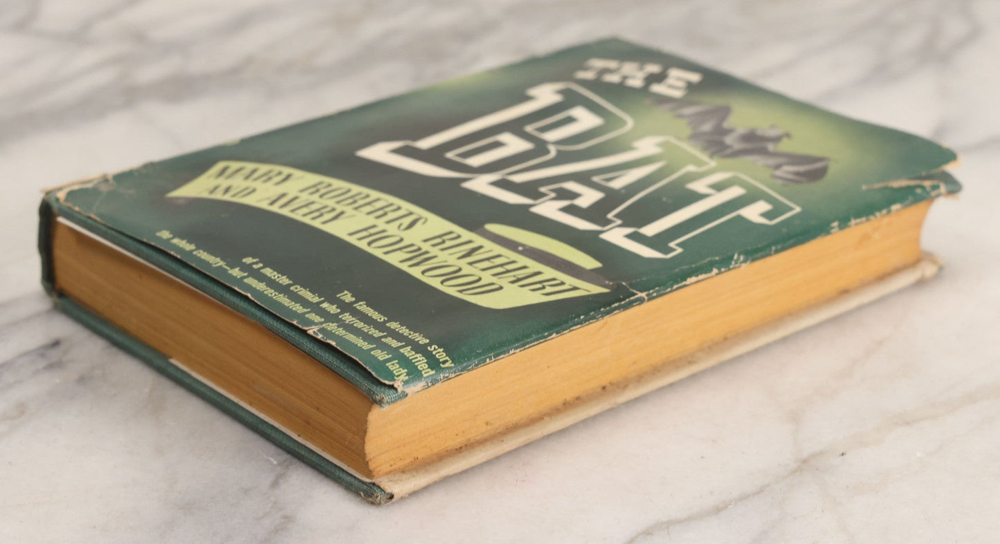 Lot 312 - "The Bat" Vintage Mystery Novel From The Play By Mary Roberts Rinehart And Avery Hopwood, Published By Triangle Books, New York, 1942, With Original Dust Jacket