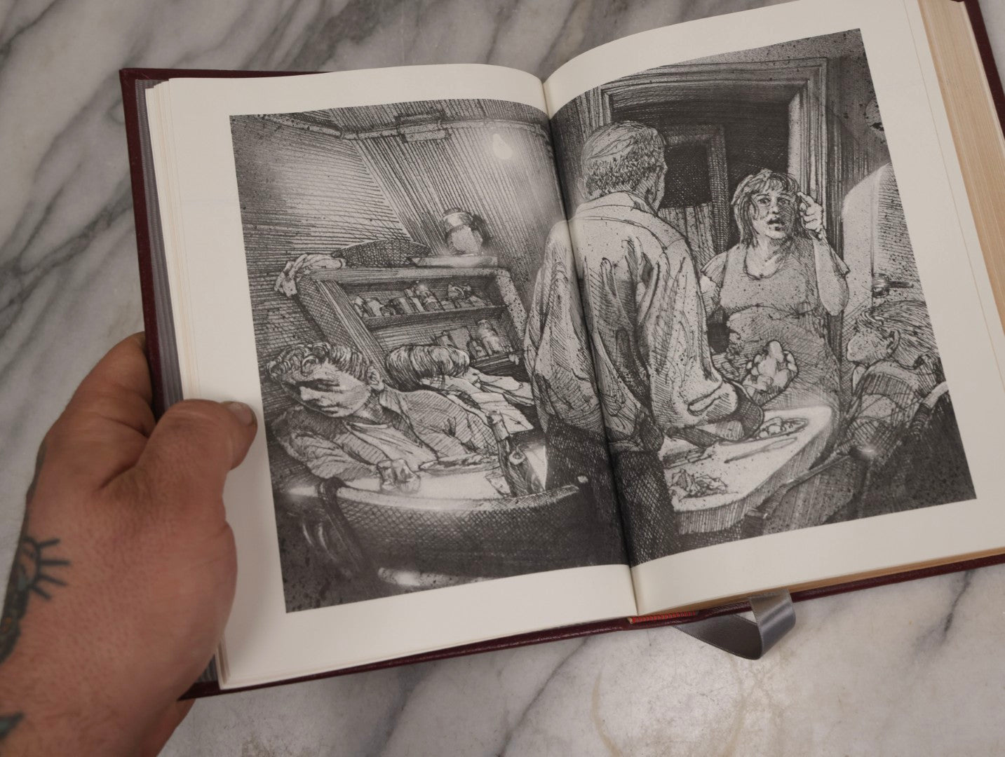 Lot 315 - "Them" Vintage Fine Binding Book Signed By author Joyce Carol Oates, Limited Edition Illustrated By Steven H. Stroud, Privately Printed, 1979