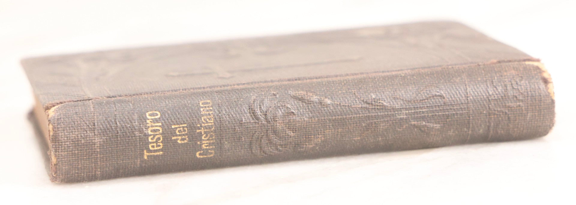 Lot 320 - "Tesoro Del Cristiano" ("Treasure Of The Christian") Antique Spanish Catholic Prayer Book By Rdo P. Santiago De Guatemala, Published By Benziger & Co., Einsiedeln, Switzerland, Circa 1888