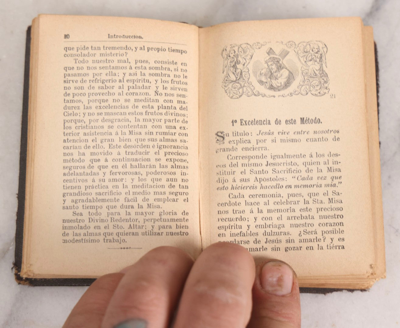 Lot 320 - "Tesoro Del Cristiano" ("Treasure Of The Christian") Antique Spanish Catholic Prayer Book By Rdo P. Santiago De Guatemala, Published By Benziger & Co., Einsiedeln, Switzerland, Circa 1888