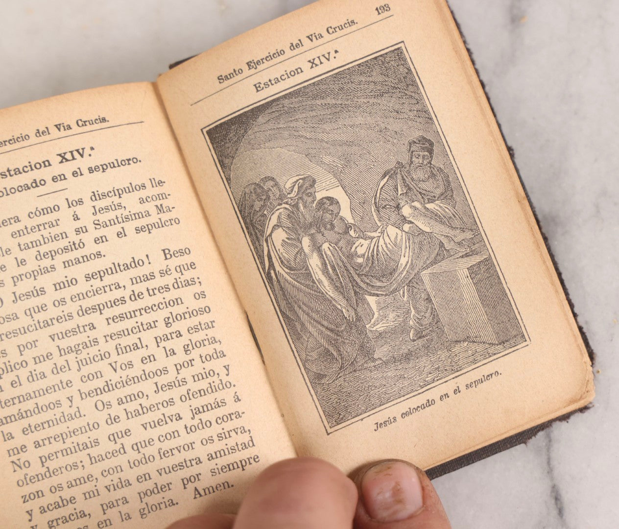 Lot 320 - "Tesoro Del Cristiano" ("Treasure Of The Christian") Antique Spanish Catholic Prayer Book By Rdo P. Santiago De Guatemala, Published By Benziger & Co., Einsiedeln, Switzerland, Circa 1888