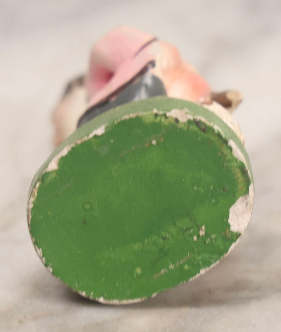 Lot 321 - Vintage Chalkware Novelty Figure Of Boy On Chamber Pot, Portuguese Title "Sempre Saiu" ("Always Leaves")