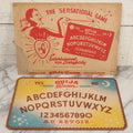 Lot 001 - Vintage Ouija Queen "The Mysterious Talking Board" With Partial Box With Devil Graphics, American Novelty Co., Omaha, Nebraska