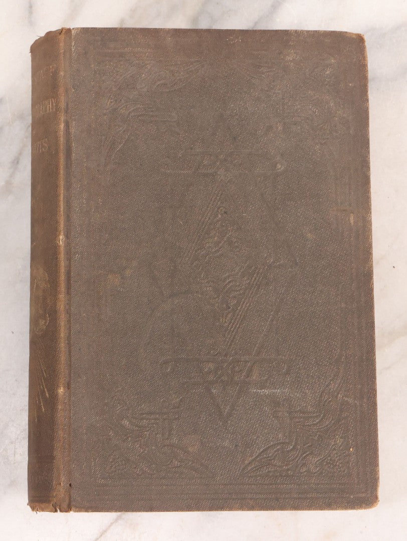 Lot 003 - "The Magic Staff; An Autobiography Of Andrew Jackson Davis" Antique Spiritualist Biography, Published By J.S. Brown & Co., New York, 1857