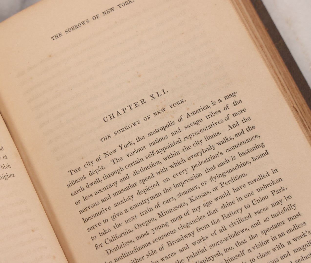 Lot 003 - "The Magic Staff; An Autobiography Of Andrew Jackson Davis" Antique Spiritualist Biography, Published By J.S. Brown & Co., New York, 1857