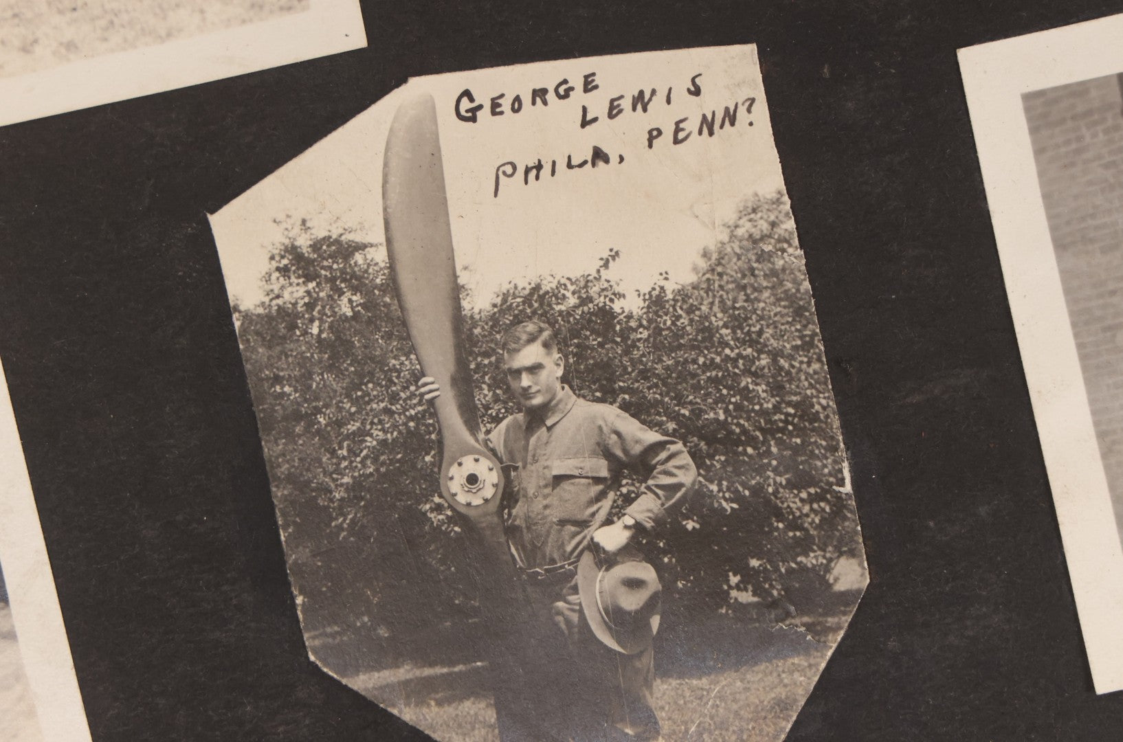 Lot 006 - Important Antique Snapshot Photo Album With 500+ Photographs Depicting American Life Leading Up To World War I, Ohio State University 1913, Great Flood Of 1913, Camp Taliaferro Flight Training, And European Service 1918