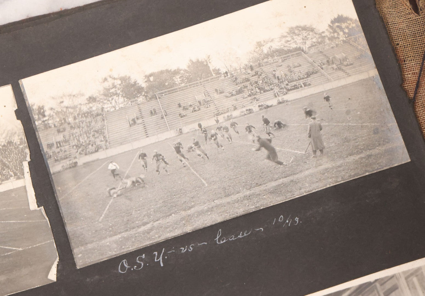 Lot 006 - Important Antique Snapshot Photo Album With 500+ Photographs Depicting American Life Leading Up To World War I, Ohio State University 1913, Great Flood Of 1913, Camp Taliaferro Flight Training, And European Service 1918