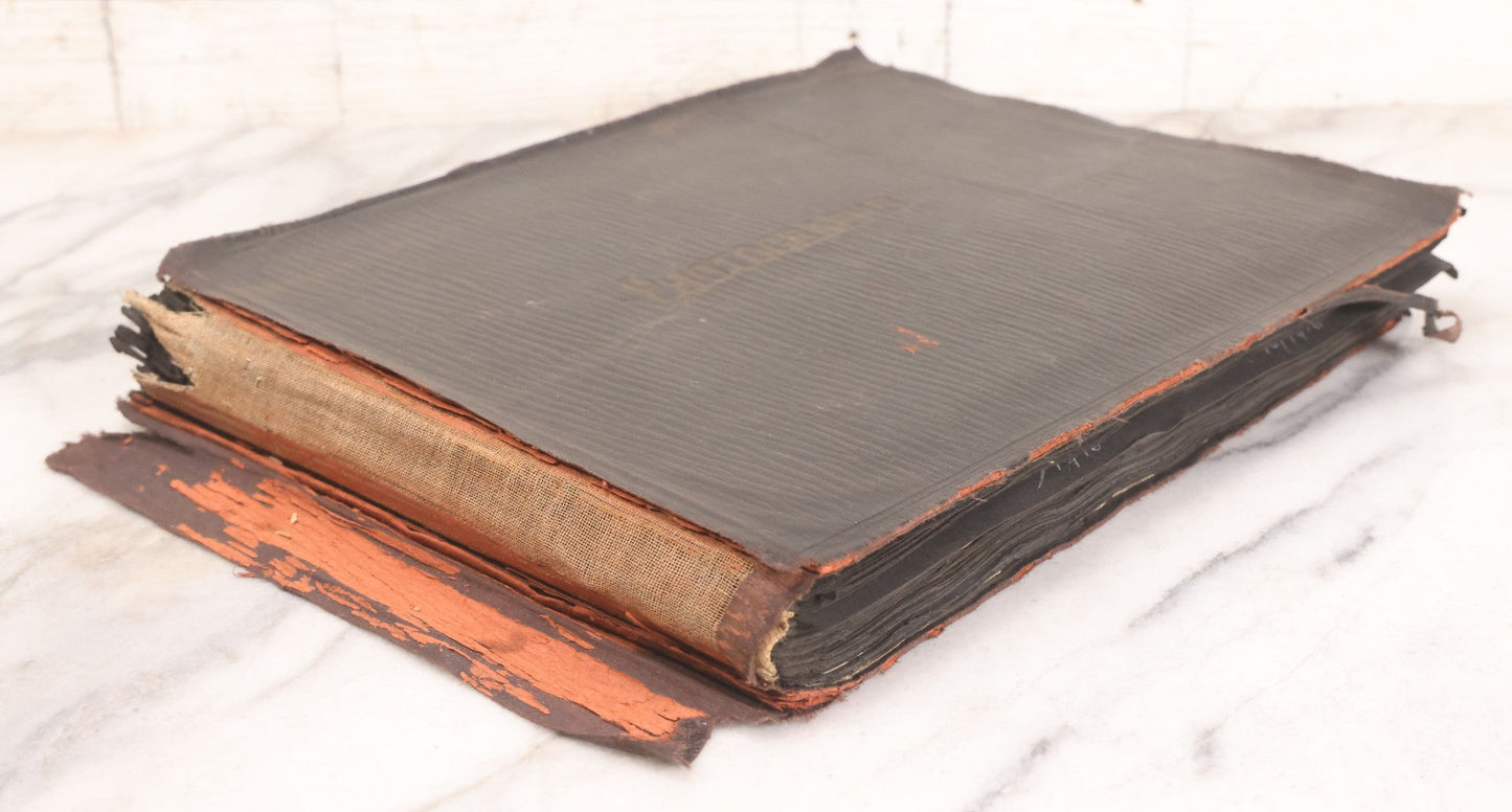 Lot 006 - Important Antique Snapshot Photo Album With 500+ Photographs Depicting American Life Leading Up To World War I, Ohio State University 1913, Great Flood Of 1913, Camp Taliaferro Flight Training, And European Service 1918