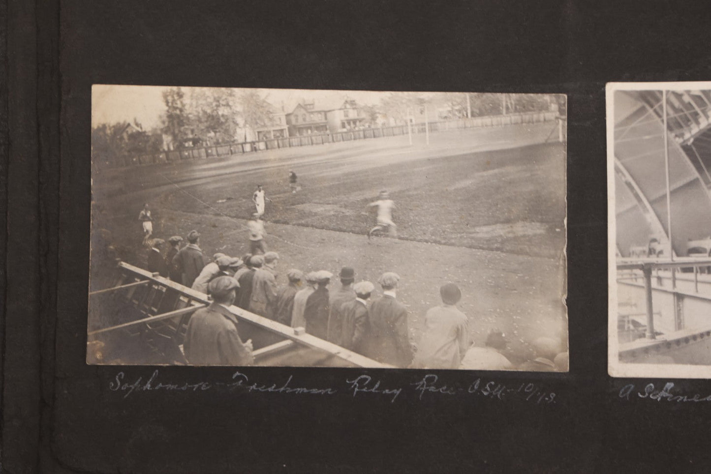 Lot 006 - Important Antique Snapshot Photo Album With 500+ Photographs Depicting American Life Leading Up To World War I, Ohio State University 1913, Great Flood Of 1913, Camp Taliaferro Flight Training, And European Service 1918