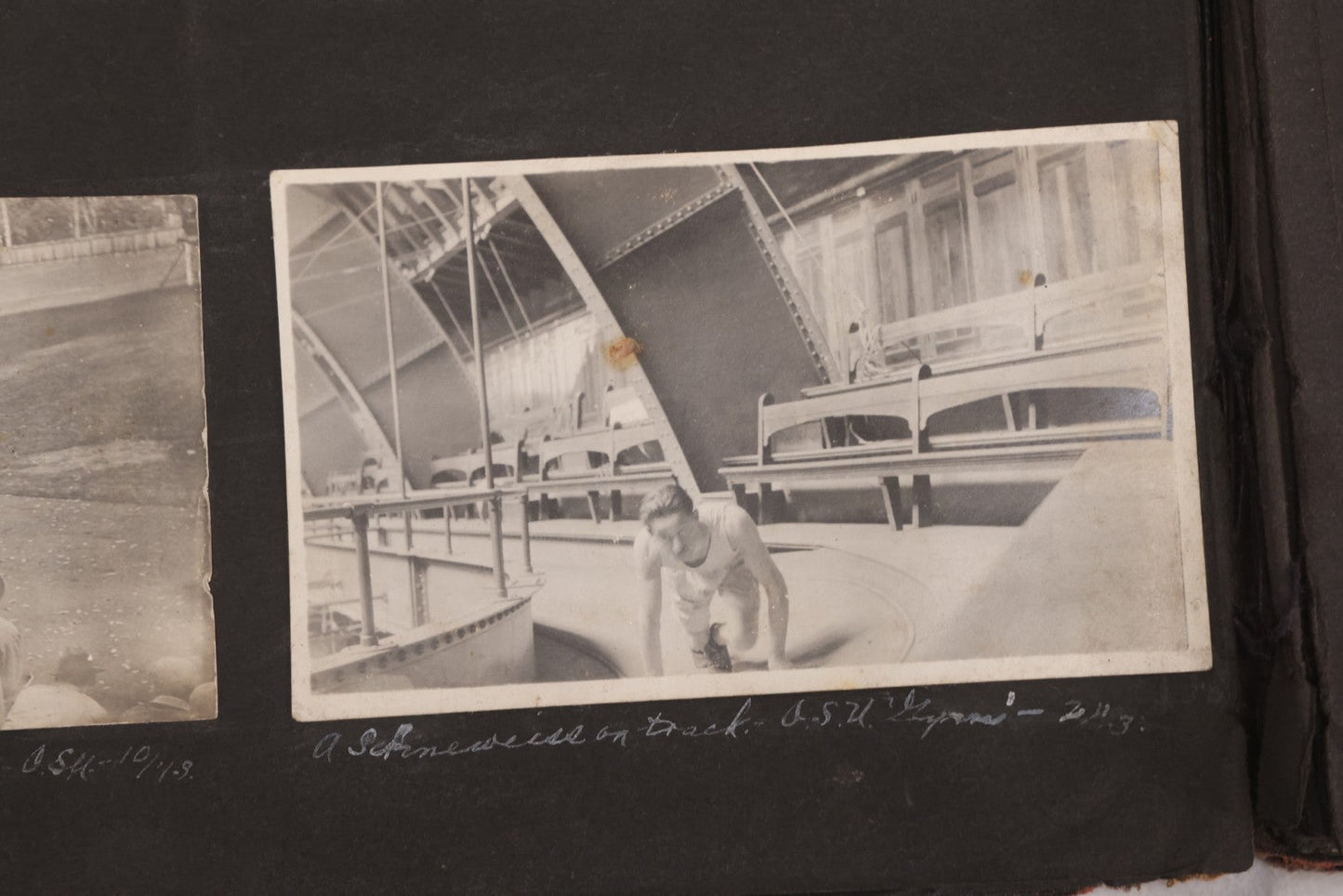 Lot 006 - Important Antique Snapshot Photo Album With 500+ Photographs Depicting American Life Leading Up To World War I, Ohio State University 1913, Great Flood Of 1913, Camp Taliaferro Flight Training, And European Service 1918