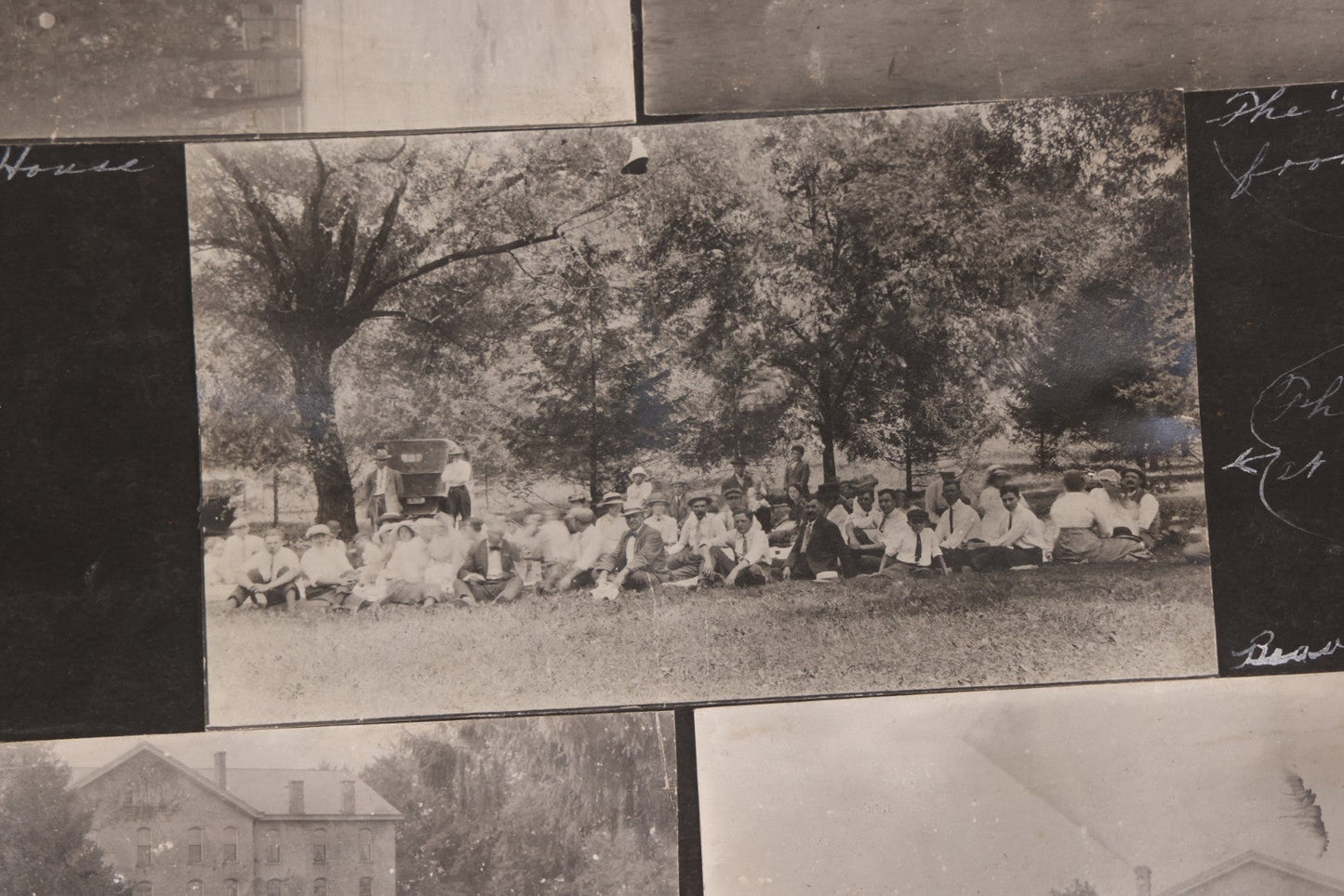 Lot 006 - Important Antique Snapshot Photo Album With 500+ Photographs Depicting American Life Leading Up To World War I, Ohio State University 1913, Great Flood Of 1913, Camp Taliaferro Flight Training, And European Service 1918