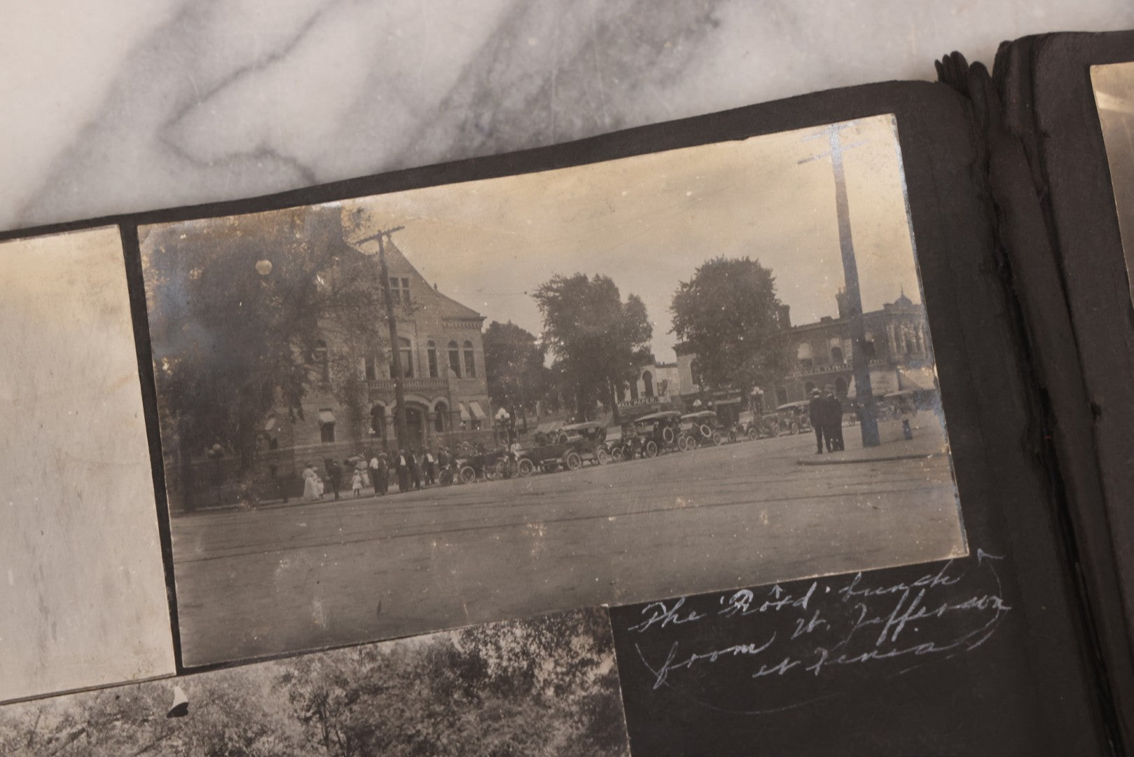 Lot 006 - Important Antique Snapshot Photo Album With 500+ Photographs Depicting American Life Leading Up To World War I, Ohio State University 1913, Great Flood Of 1913, Camp Taliaferro Flight Training, And European Service 1918