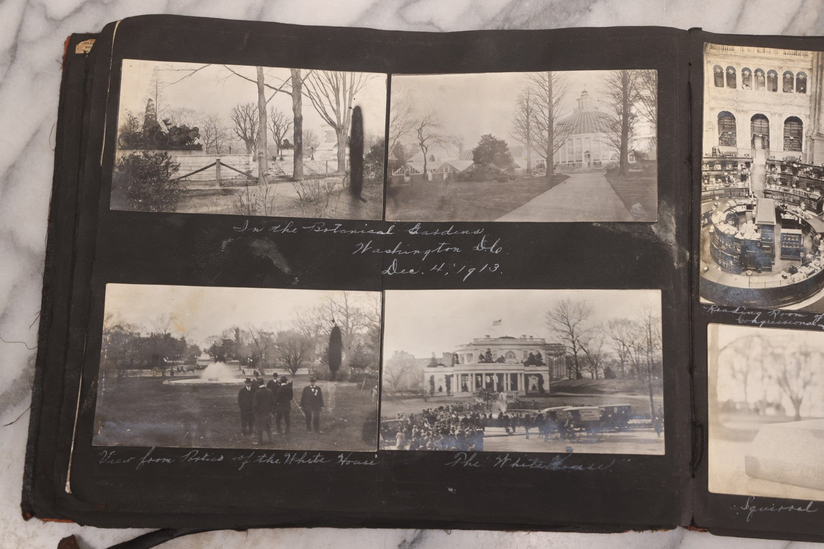 Lot 006 - Important Antique Snapshot Photo Album With 500+ Photographs Depicting American Life Leading Up To World War I, Ohio State University 1913, Great Flood Of 1913, Camp Taliaferro Flight Training, And European Service 1918
