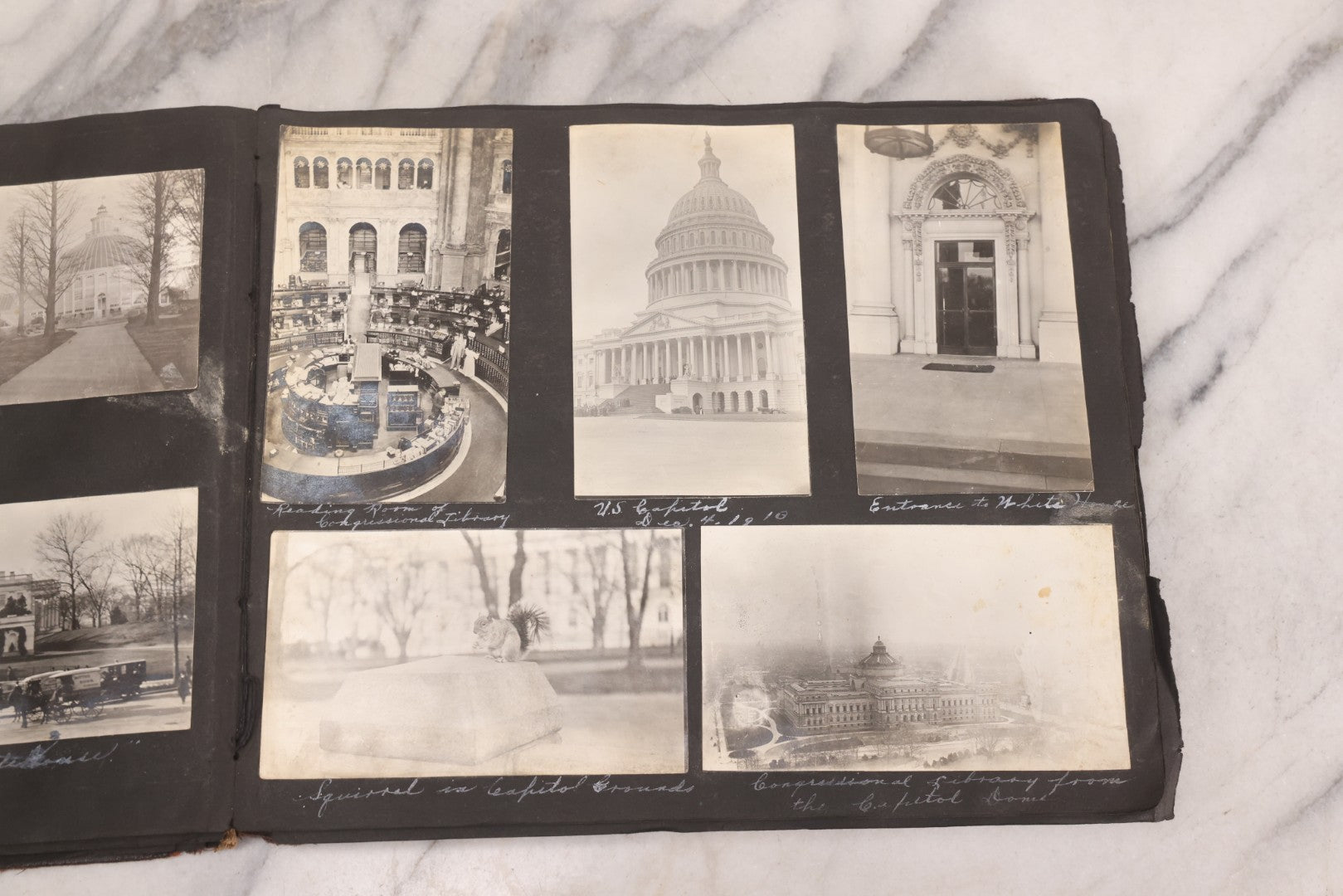 Lot 006 - Important Antique Snapshot Photo Album With 500+ Photographs Depicting American Life Leading Up To World War I, Ohio State University 1913, Great Flood Of 1913, Camp Taliaferro Flight Training, And European Service 1918