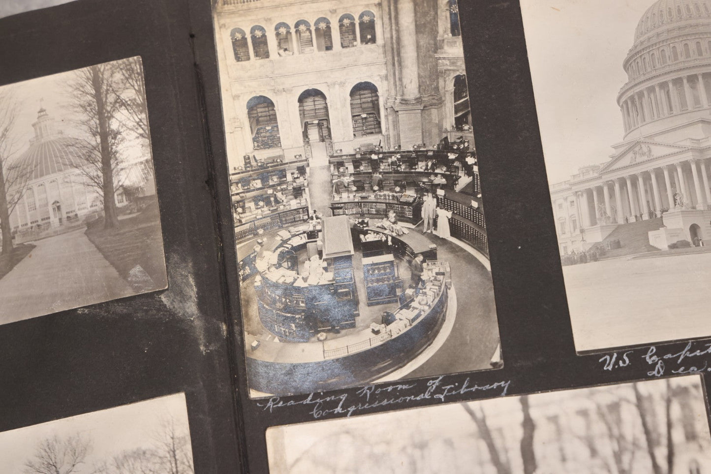 Lot 006 - Important Antique Snapshot Photo Album With 500+ Photographs Depicting American Life Leading Up To World War I, Ohio State University 1913, Great Flood Of 1913, Camp Taliaferro Flight Training, And European Service 1918