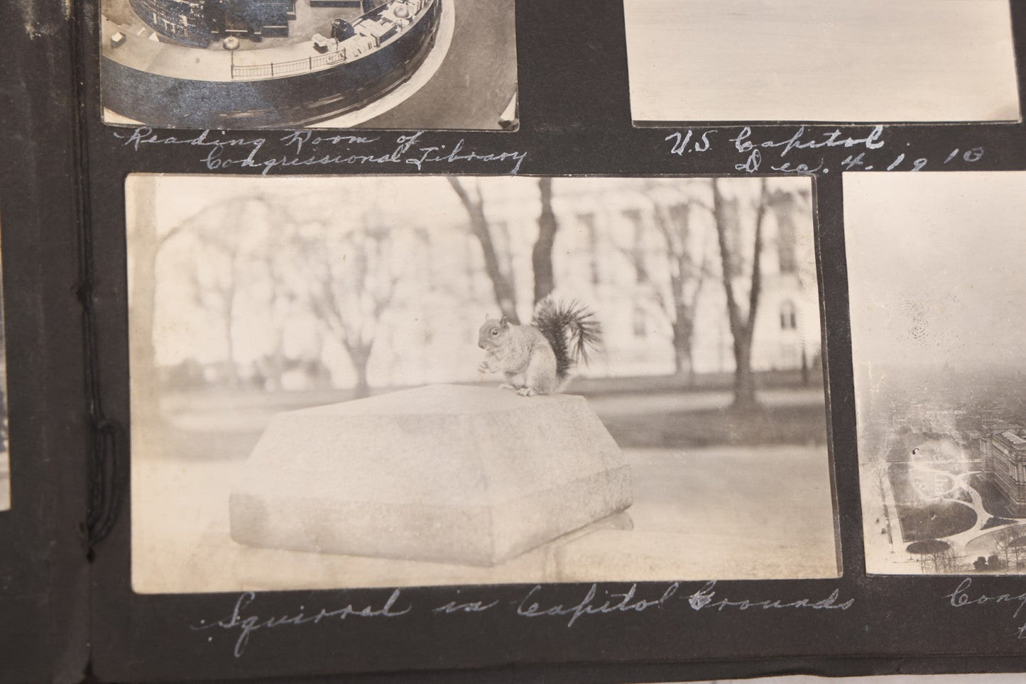 Lot 006 - Important Antique Snapshot Photo Album With 500+ Photographs Depicting American Life Leading Up To World War I, Ohio State University 1913, Great Flood Of 1913, Camp Taliaferro Flight Training, And European Service 1918