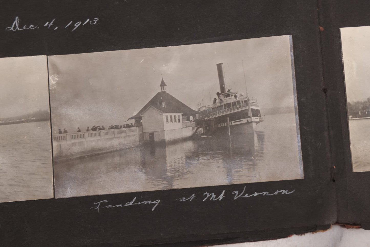 Lot 006 - Important Antique Snapshot Photo Album With 500+ Photographs Depicting American Life Leading Up To World War I, Ohio State University 1913, Great Flood Of 1913, Camp Taliaferro Flight Training, And European Service 1918