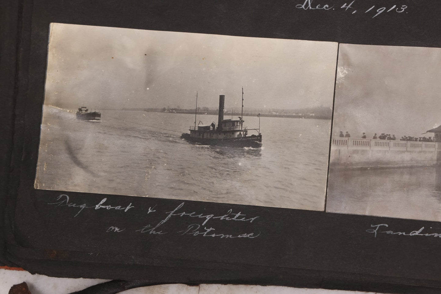 Lot 006 - Important Antique Snapshot Photo Album With 500+ Photographs Depicting American Life Leading Up To World War I, Ohio State University 1913, Great Flood Of 1913, Camp Taliaferro Flight Training, And European Service 1918