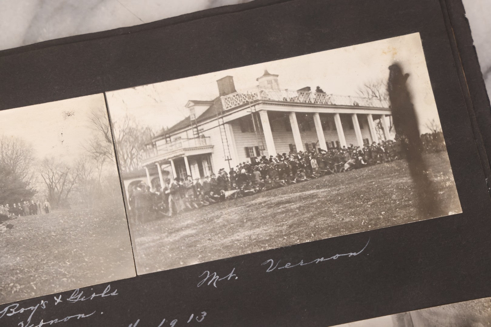 Lot 006 - Important Antique Snapshot Photo Album With 500+ Photographs Depicting American Life Leading Up To World War I, Ohio State University 1913, Great Flood Of 1913, Camp Taliaferro Flight Training, And European Service 1918