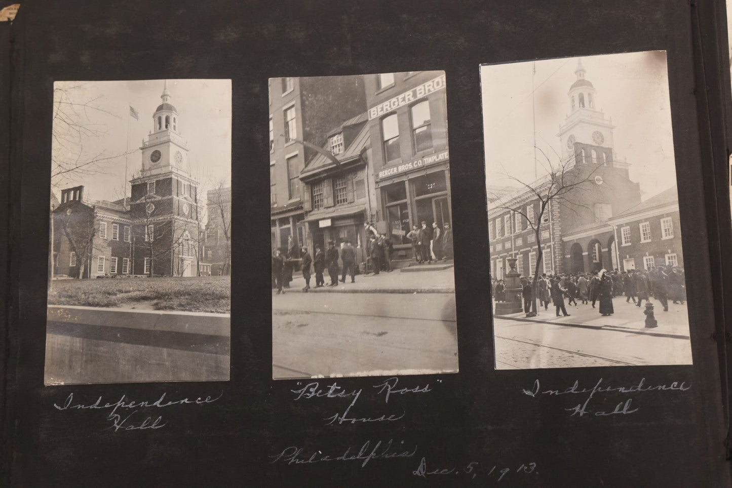 Lot 006 - Important Antique Snapshot Photo Album With 500+ Photographs Depicting American Life Leading Up To World War I, Ohio State University 1913, Great Flood Of 1913, Camp Taliaferro Flight Training, And European Service 1918