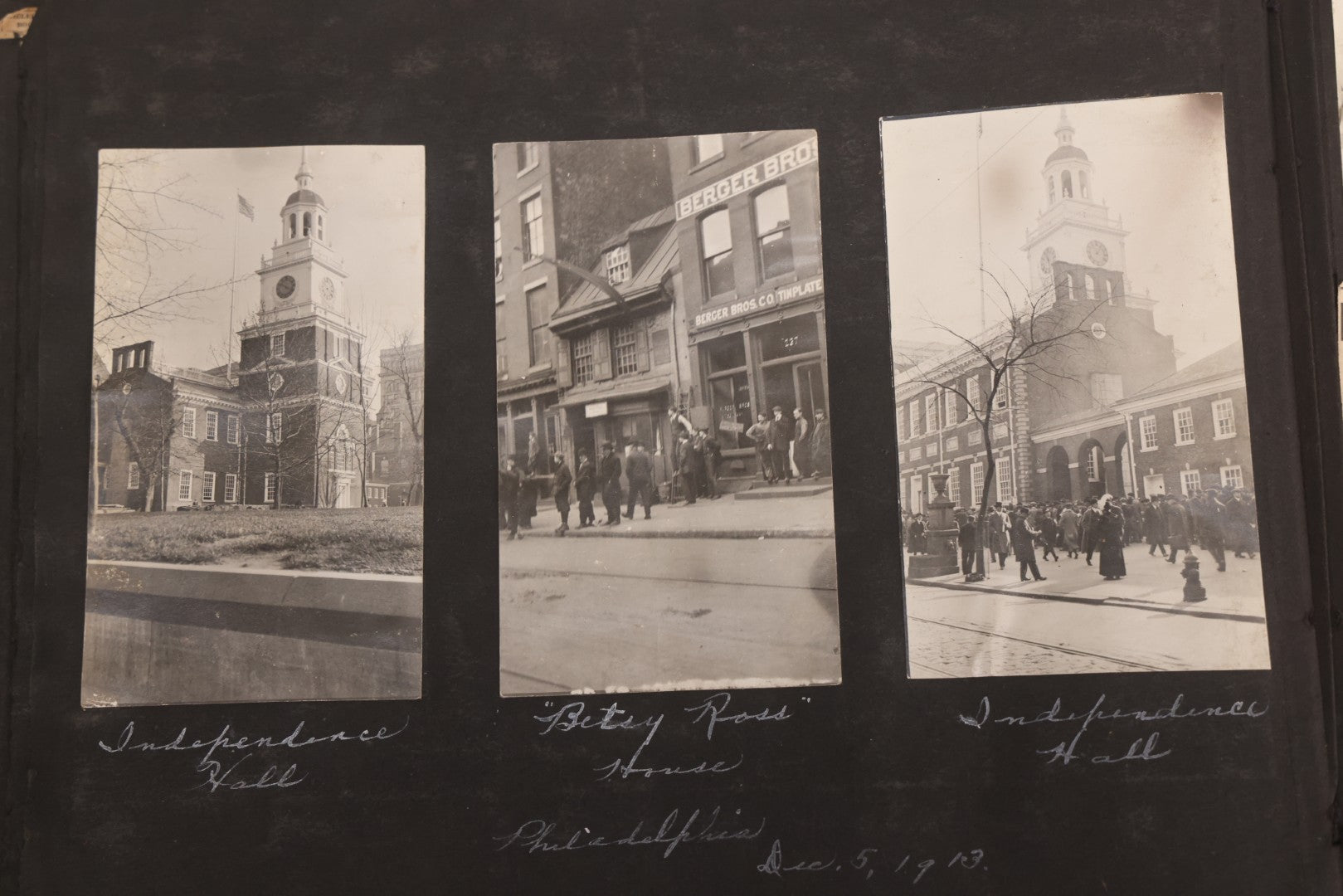 Lot 006 - Important Antique Snapshot Photo Album With 500+ Photographs Depicting American Life Leading Up To World War I, Ohio State University 1913, Great Flood Of 1913, Camp Taliaferro Flight Training, And European Service 1918