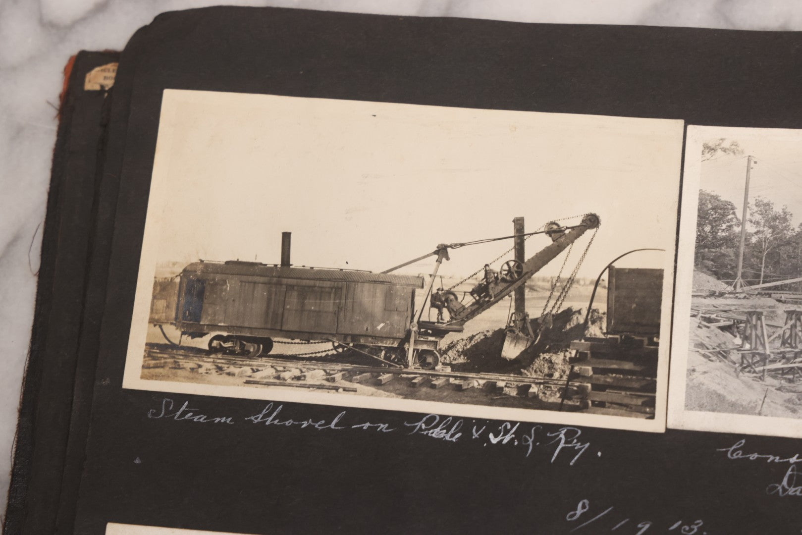 Lot 006 - Important Antique Snapshot Photo Album With 500+ Photographs Depicting American Life Leading Up To World War I, Ohio State University 1913, Great Flood Of 1913, Camp Taliaferro Flight Training, And European Service 1918