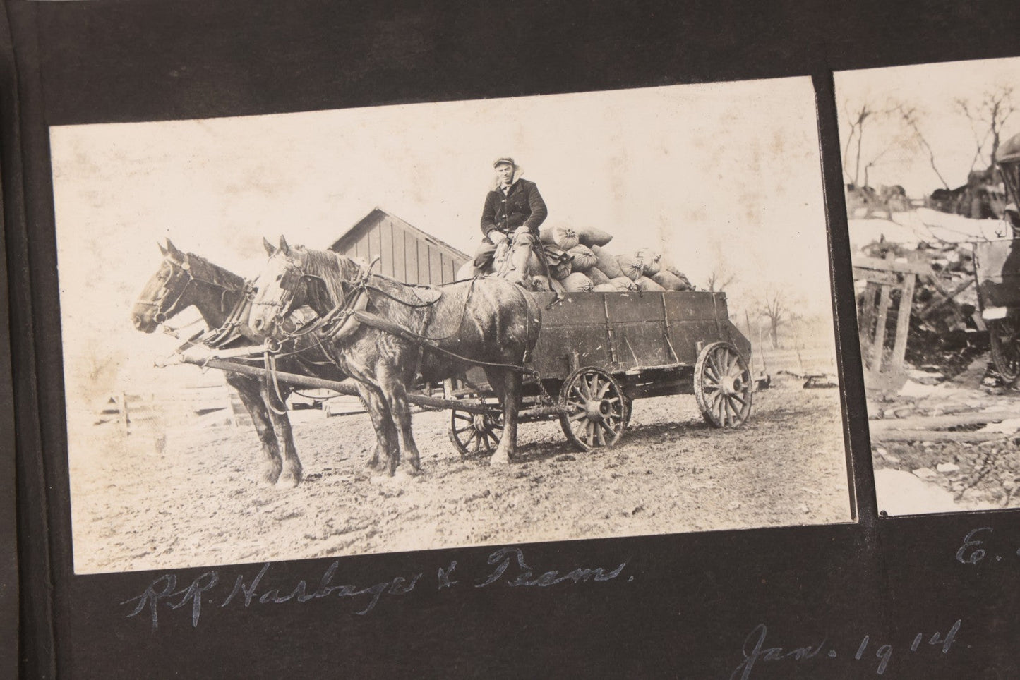 Lot 006 - Important Antique Snapshot Photo Album With 500+ Photographs Depicting American Life Leading Up To World War I, Ohio State University 1913, Great Flood Of 1913, Camp Taliaferro Flight Training, And European Service 1918