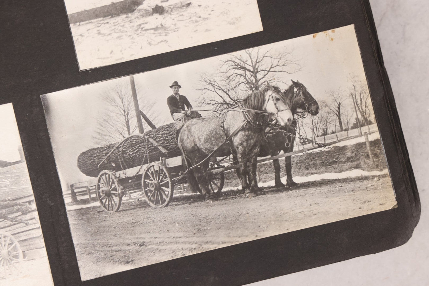 Lot 006 - Important Antique Snapshot Photo Album With 500+ Photographs Depicting American Life Leading Up To World War I, Ohio State University 1913, Great Flood Of 1913, Camp Taliaferro Flight Training, And European Service 1918