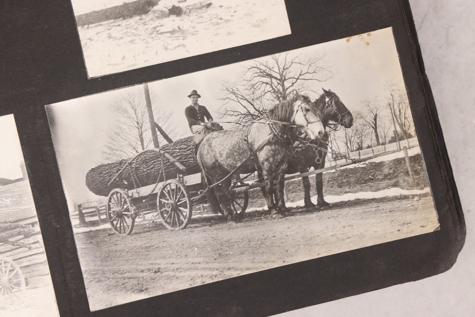 Lot 006 - Important Antique Snapshot Photo Album With 500+ Photographs Depicting American Life Leading Up To World War I, Ohio State University 1913, Great Flood Of 1913, Camp Taliaferro Flight Training, And European Service 1918