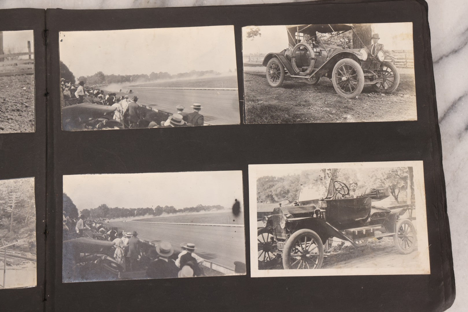 Lot 006 - Important Antique Snapshot Photo Album With 500+ Photographs Depicting American Life Leading Up To World War I, Ohio State University 1913, Great Flood Of 1913, Camp Taliaferro Flight Training, And European Service 1918