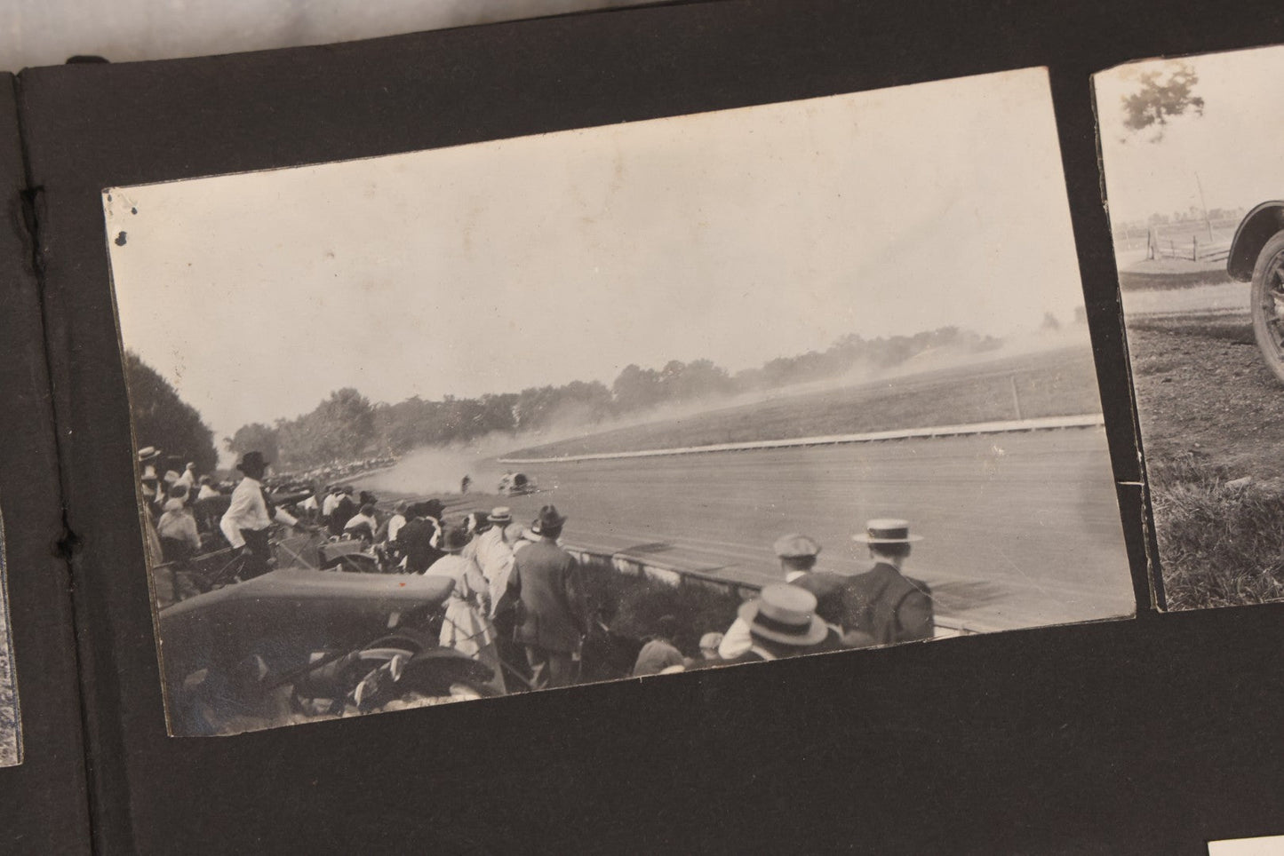 Lot 006 - Important Antique Snapshot Photo Album With 500+ Photographs Depicting American Life Leading Up To World War I, Ohio State University 1913, Great Flood Of 1913, Camp Taliaferro Flight Training, And European Service 1918