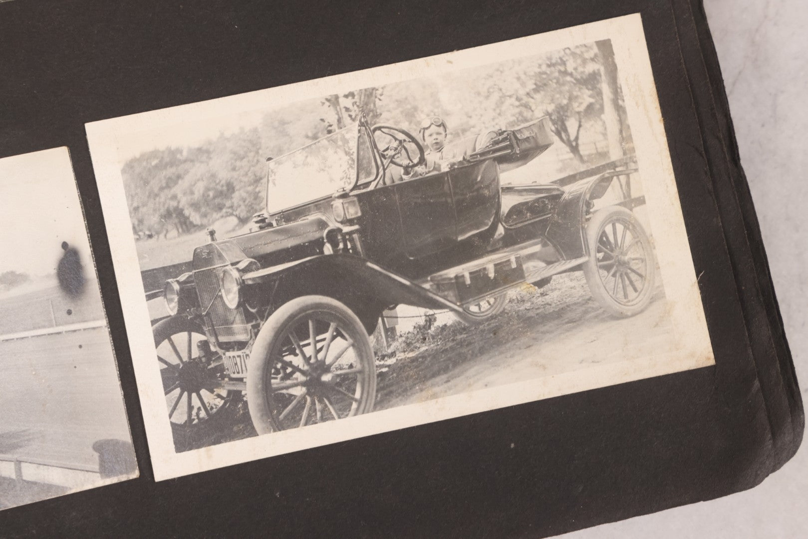 Lot 006 - Important Antique Snapshot Photo Album With 500+ Photographs Depicting American Life Leading Up To World War I, Ohio State University 1913, Great Flood Of 1913, Camp Taliaferro Flight Training, And European Service 1918