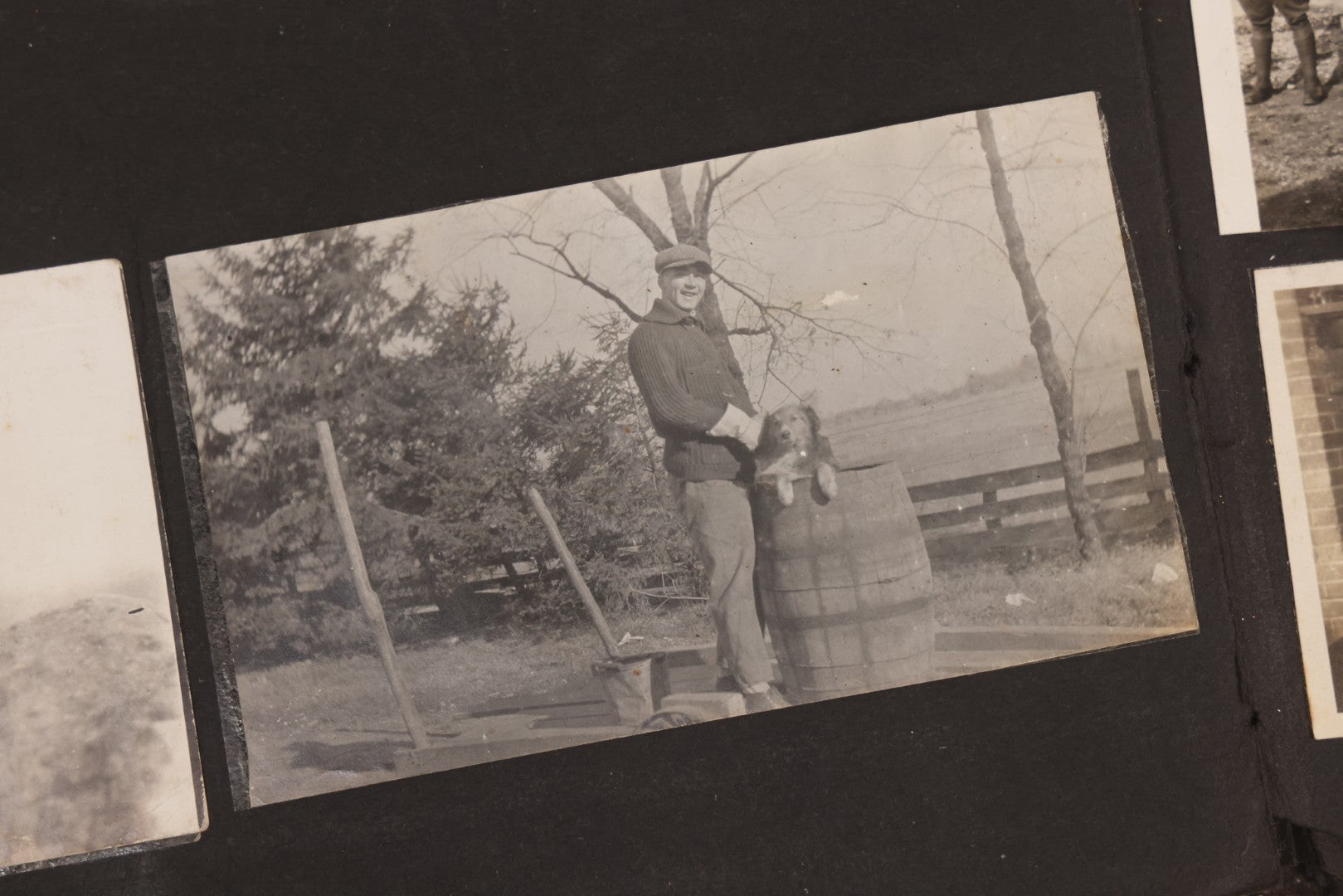 Lot 006 - Important Antique Snapshot Photo Album With 500+ Photographs Depicting American Life Leading Up To World War I, Ohio State University 1913, Great Flood Of 1913, Camp Taliaferro Flight Training, And European Service 1918
