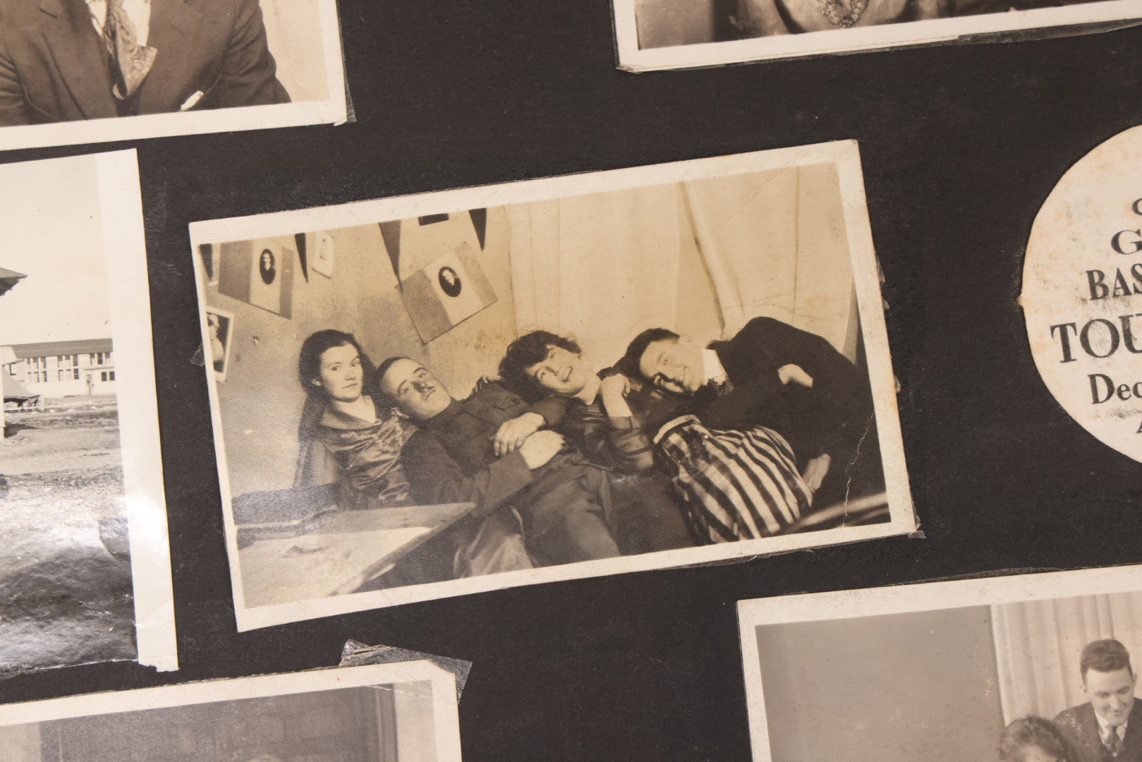 Lot 006 - Important Antique Snapshot Photo Album With 500+ Photographs Depicting American Life Leading Up To World War I, Ohio State University 1913, Great Flood Of 1913, Camp Taliaferro Flight Training, And European Service 1918