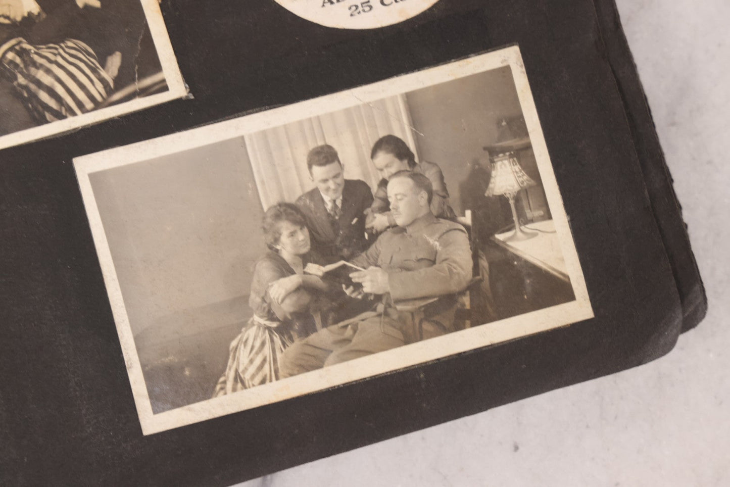 Lot 006 - Important Antique Snapshot Photo Album With 500+ Photographs Depicting American Life Leading Up To World War I, Ohio State University 1913, Great Flood Of 1913, Camp Taliaferro Flight Training, And European Service 1918