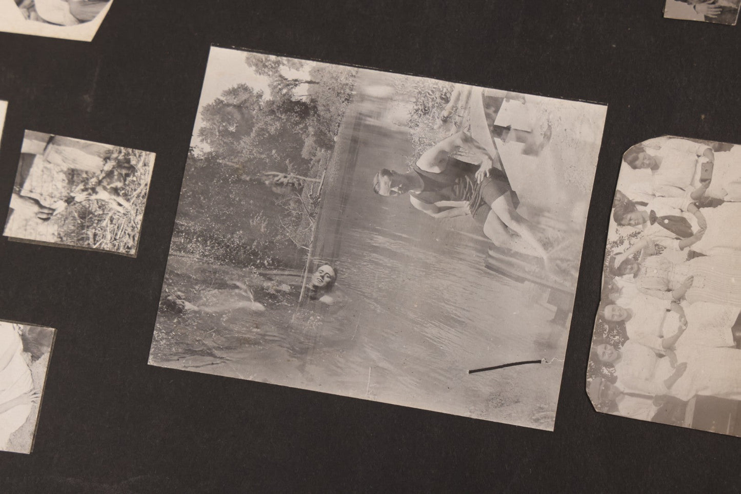 Lot 006 - Important Antique Snapshot Photo Album With 500+ Photographs Depicting American Life Leading Up To World War I, Ohio State University 1913, Great Flood Of 1913, Camp Taliaferro Flight Training, And European Service 1918