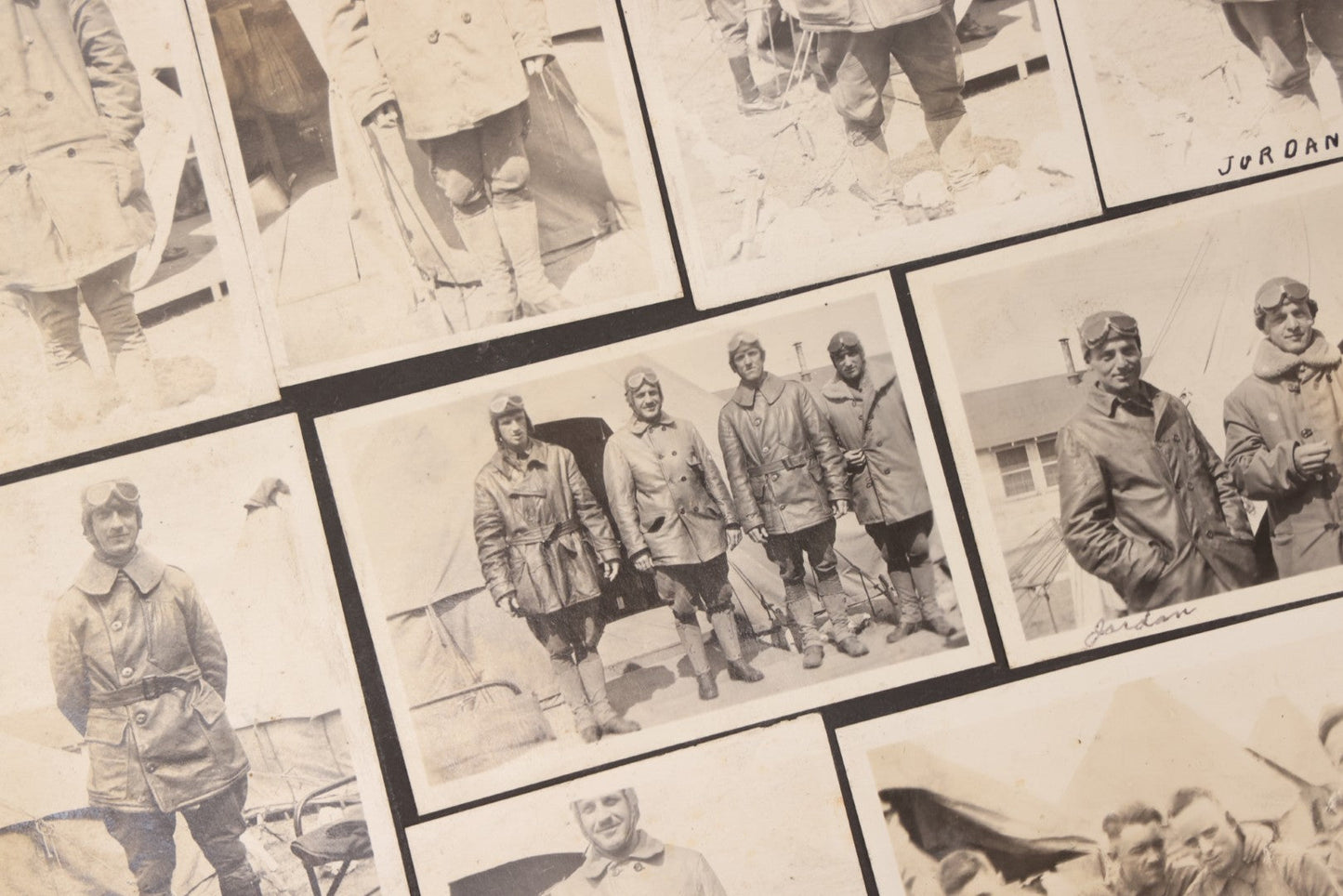 Lot 006 - Important Antique Snapshot Photo Album With 500+ Photographs Depicting American Life Leading Up To World War I, Ohio State University 1913, Great Flood Of 1913, Camp Taliaferro Flight Training, And European Service 1918