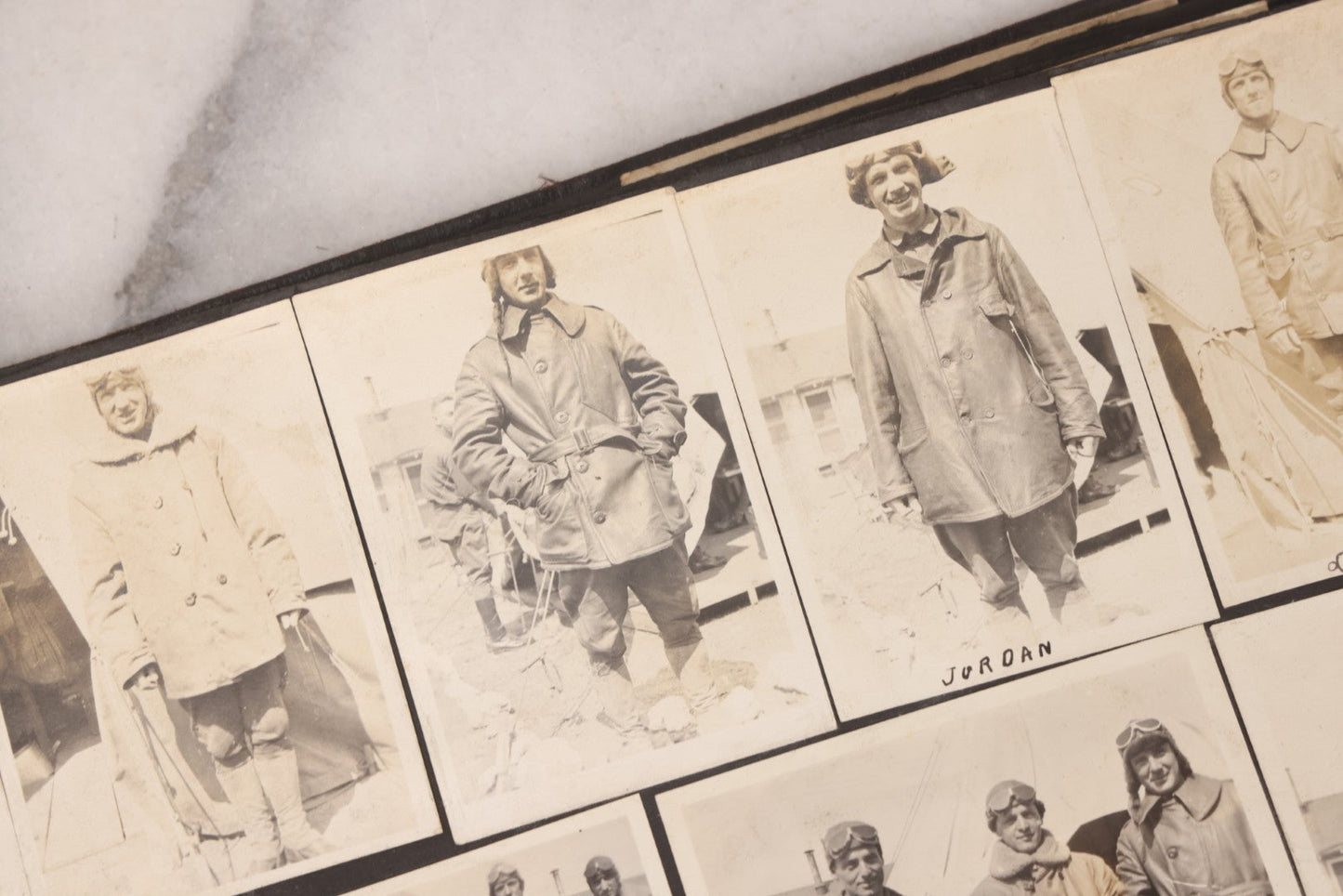 Lot 006 - Important Antique Snapshot Photo Album With 500+ Photographs Depicting American Life Leading Up To World War I, Ohio State University 1913, Great Flood Of 1913, Camp Taliaferro Flight Training, And European Service 1918