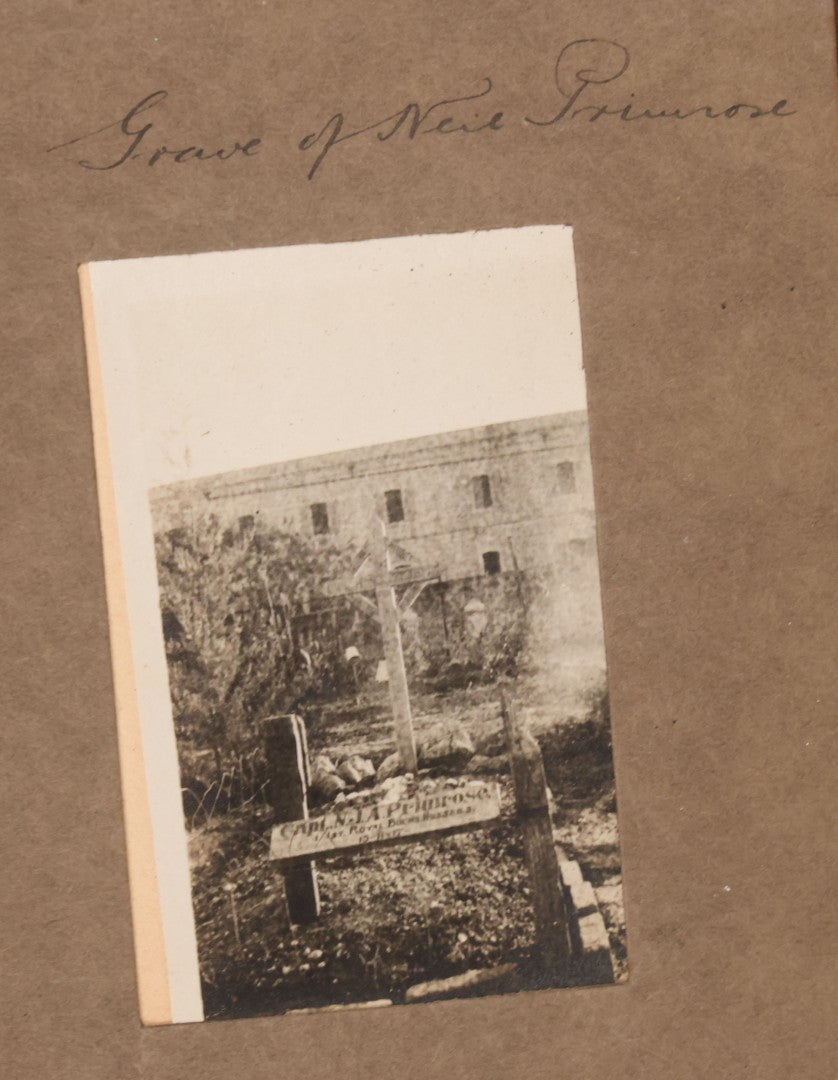 Lot 007 - Antique Early Twentieth Century Photo Album Depicting Middle East And Holy Land Military Scenes, Likely World War I Sinai And Palestine Campaign, Including Gaza, Lebanon, Jordan Valley, Suez Canal, British Destroyers, And Prisoners