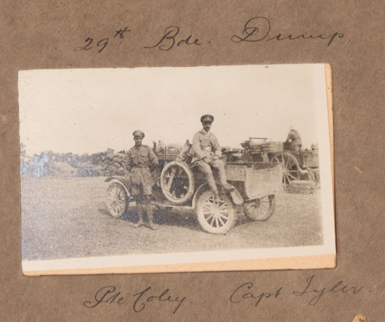 Lot 007 - Antique Early Twentieth Century Photo Album Depicting Middle East And Holy Land Military Scenes, Likely World War I Sinai And Palestine Campaign, Including Gaza, Lebanon, Jordan Valley, Suez Canal, British Destroyers, And Prisoners